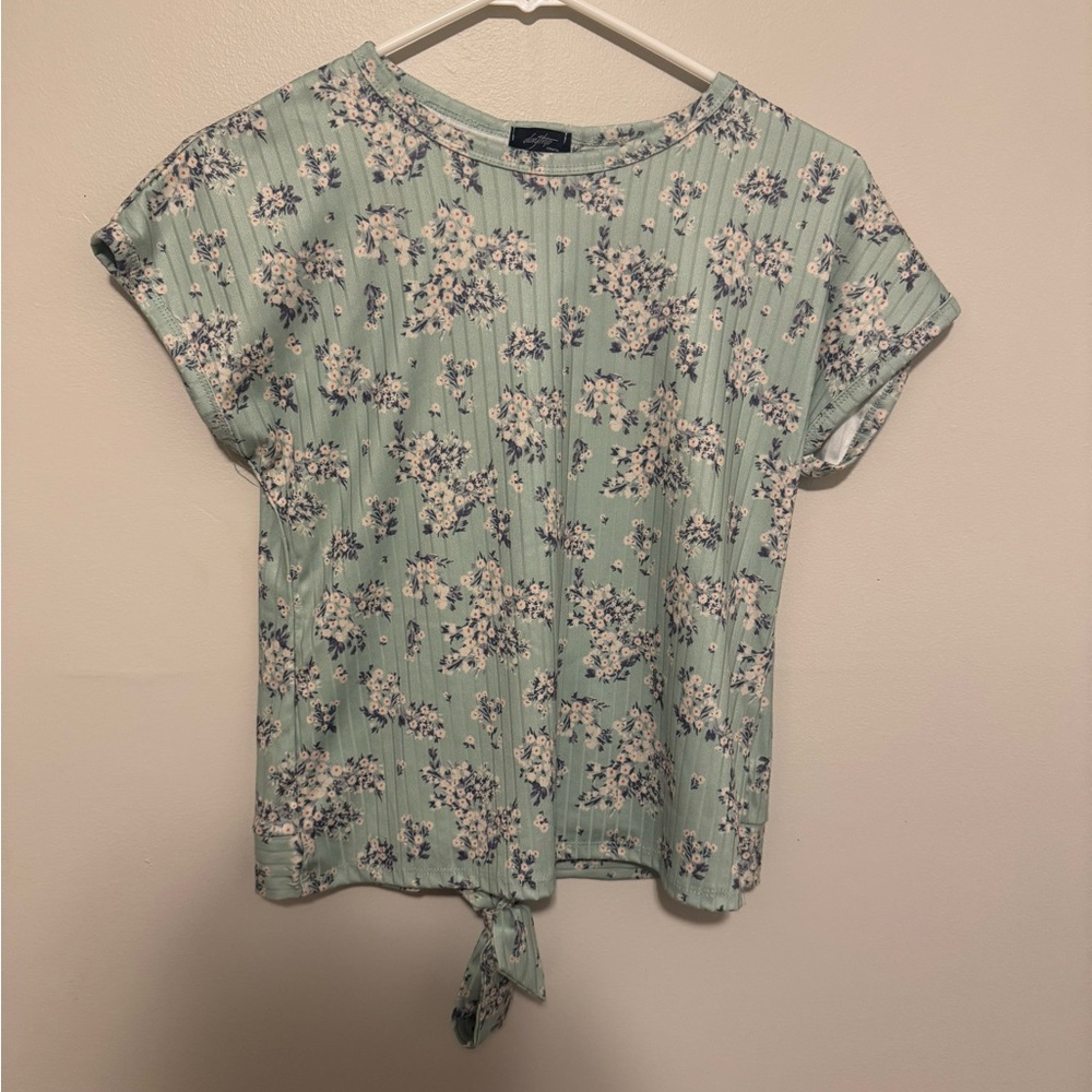 Buckle Daytrip Mint Floral Blouse